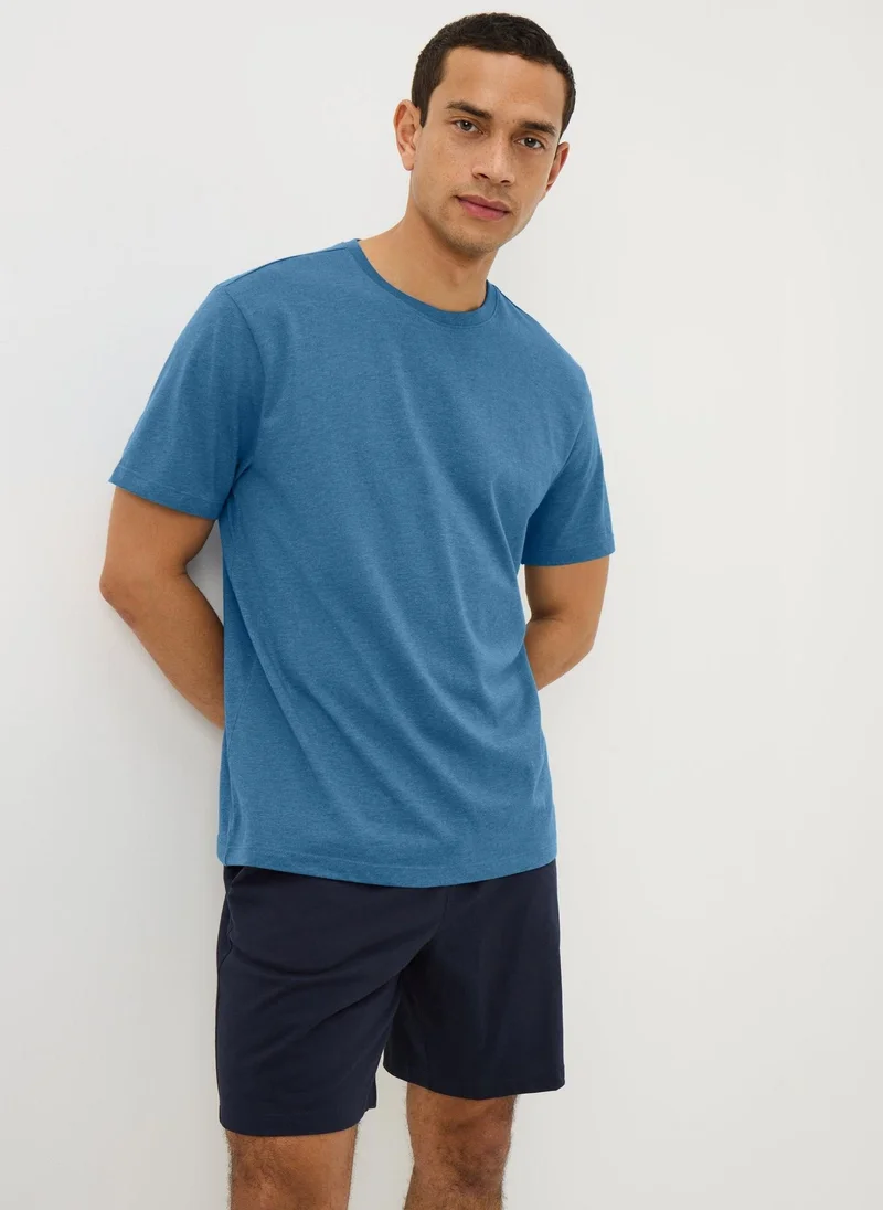 ماتلان Navy Essential Short Pyjama Set